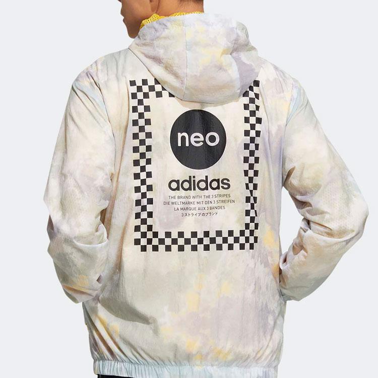 Adidas Neo Gradient Zip Hooded Jacket Unisex Outerwear Multicolor HN4755