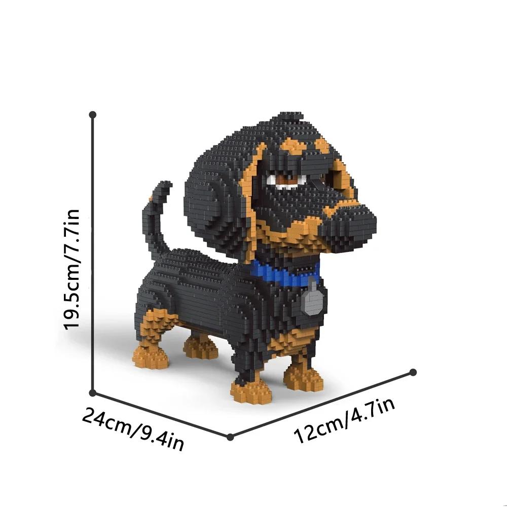 Knew Built Corgi Dog Micro Mini Building Blocks Toys: Adorable Model for Pet Lovers Recreation Perfect Display and Gift Idea