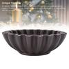 14.5CM Grooved Ruffle Bowl Handcrafted Bowl Decoration for Coffee Table Bookshelf Living Room Desk