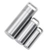 Stainless Steel Mini Waterproof Sealed Canister Outdoor Survival Pill Storage Bottle Travel Portable Tablet Container Keyring