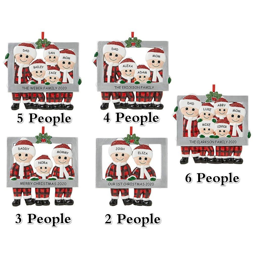 Ornament de Crăciun DIY Nume Binecuvântare Moș Crăciun Pandantiv Decor Pom de Crăciun