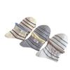 Sock Children's Short Socks, Summer and Spring Rolled-edge Striped Thin Summer Girls' Versatile Short Tube Socks