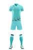 Set Maglia da Calcio Traspirante Asciugatura Rapida Manica Corta Abbigliamento da Calcio Studenti Scuola Primaria Allenamento Partita Divisa di Squadra Versione Giocatore