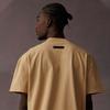 Fear of God Essentials SS Tee With Letter Logo Print Unisex Tops Sand White ESSENTIAL125BT222004F