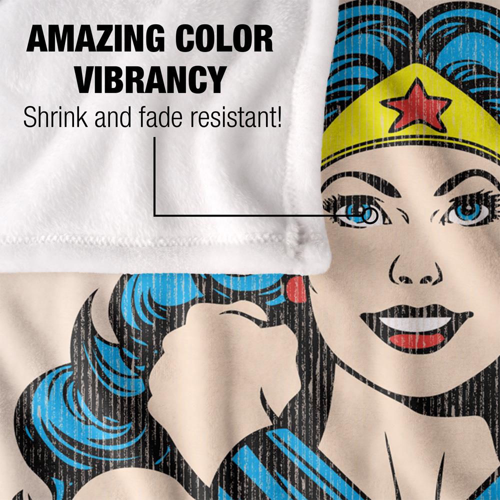 Wonder Woman Pose Blanket