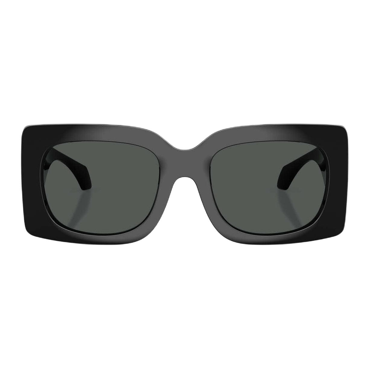 Versace Full Frame Design Acetate Injection Square Sunglasses Women sunglasses Black VE4496U 54,Black