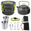ZISIZ Portable Camping Teapot & Cookware Set
