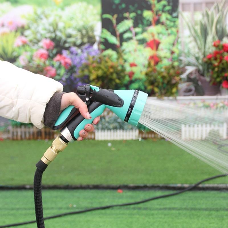 Multifunctional Water Hose Nozzle for Cleaning Watering Garden Irrigation Tool Multiple Easy Carry Hose Sprayer for Car