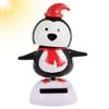 Weihnachtsauto Ornament Solar Ornament Wackelkopffigur Weihnachtsmodellierung Dekoration Geschenk Kreative Innenraum Autozubehör