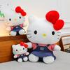 Hellokitty Plush Toy With Denim Dress For Kids And Collectors