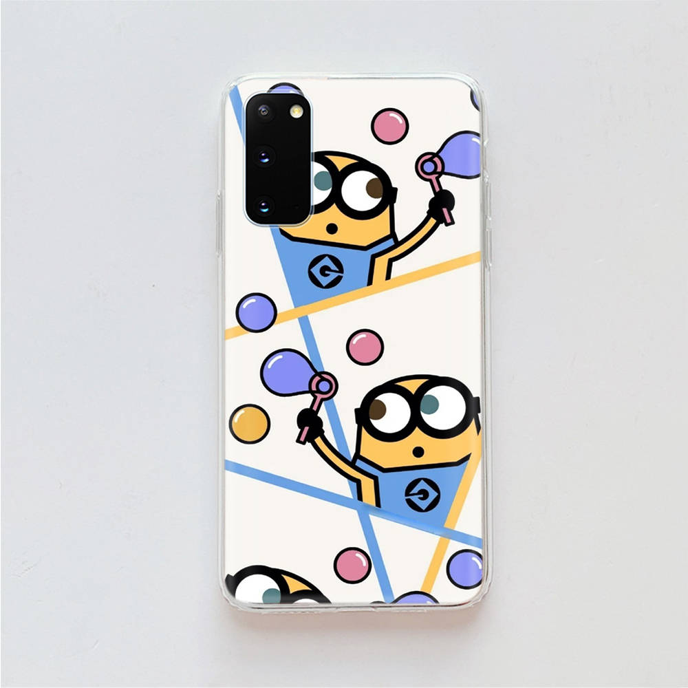 AM26 Lustige Minions Klare Hülle für Samsung A04 A14 A23 A34 A54 M23 M33 M52 M53 Realme 10 9 C30S C35 C55 VIVO Y02 Y21 Y33S Y51 X80 V25 Abdeckung