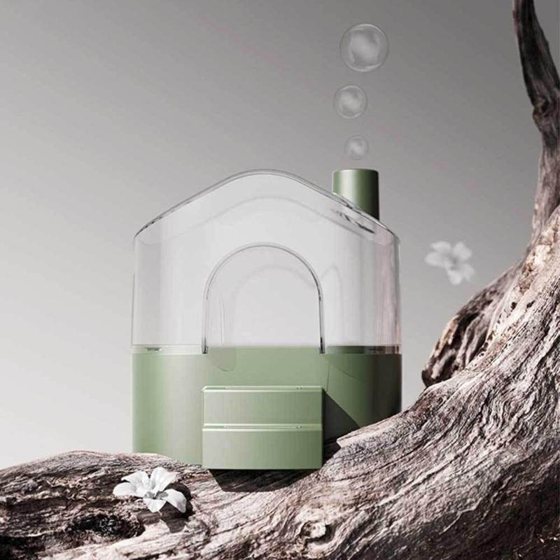 Clearly View 360Degree Hamster Sand Bath House SplashProof Base For Exploration Sleep Hideouts Easy Cleaning Maintenance