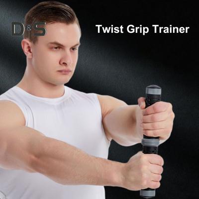 Twist Grip Trainer for Wrist Forearm Strength Portable Twist Grip Hand Exerciser Strength Training Bars for Arm Wrist Elbow