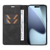 For iPhone 17 Pro Leather Cover YIKATU YK-004 Skin-Touch Wallet Phone Cases
