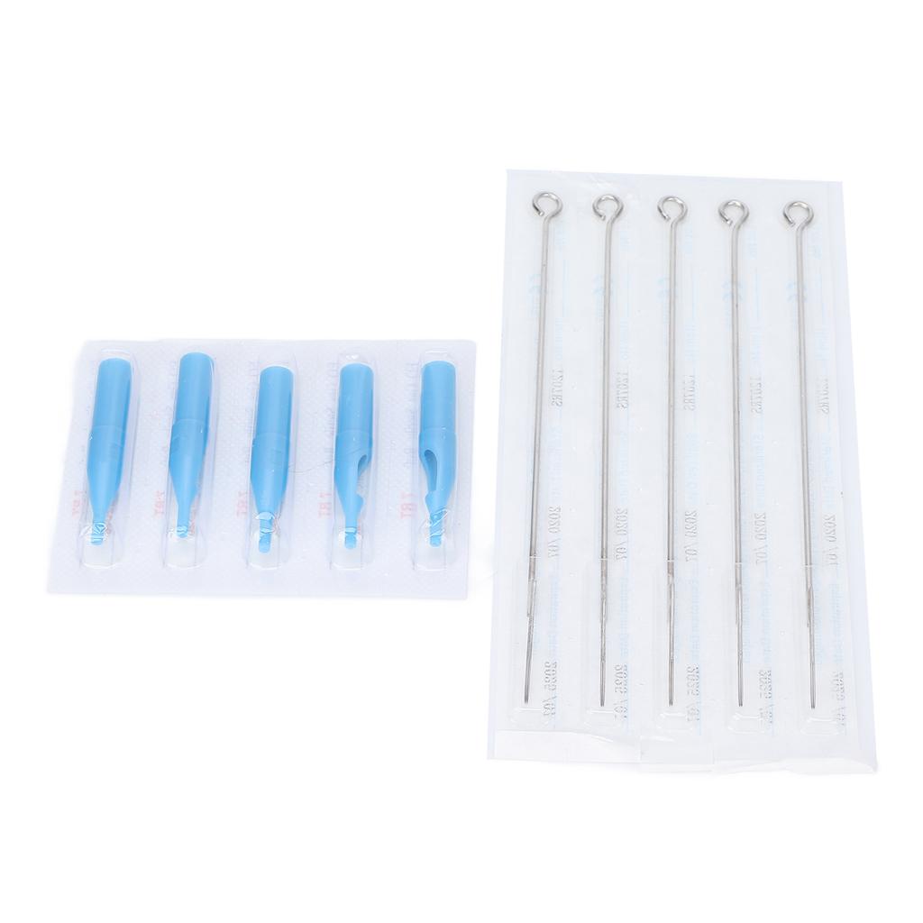 Tattoo Needles Tips Set 50pcs Disposable Mixed Tattoo Needles 50pcs Assorted Disposable Tattoo Tips(7RS+7RT )