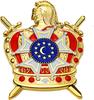 Metal Zinc Alloy Baking Paint Enamel Custom Masonic Car Logo Badge Pin Emblem