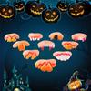 10 Pcs Halloween Ugly Teeth Funny Party False Rotten Teeth Prop Denture Model Prank Funny Tricks