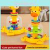 Baby Educational Push Giraffe Jumping Ball With Rolling Beads For Kids Playroom