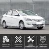 Compatible Front Fog and Bumper Lights for Beijing Hyundai Verna (2014-2016) Left and Right