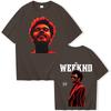 2026 TheWeeknd World Tour Tshirt Unisex Unisex Harajuku Short Sleeve Oneck Casual Shirt