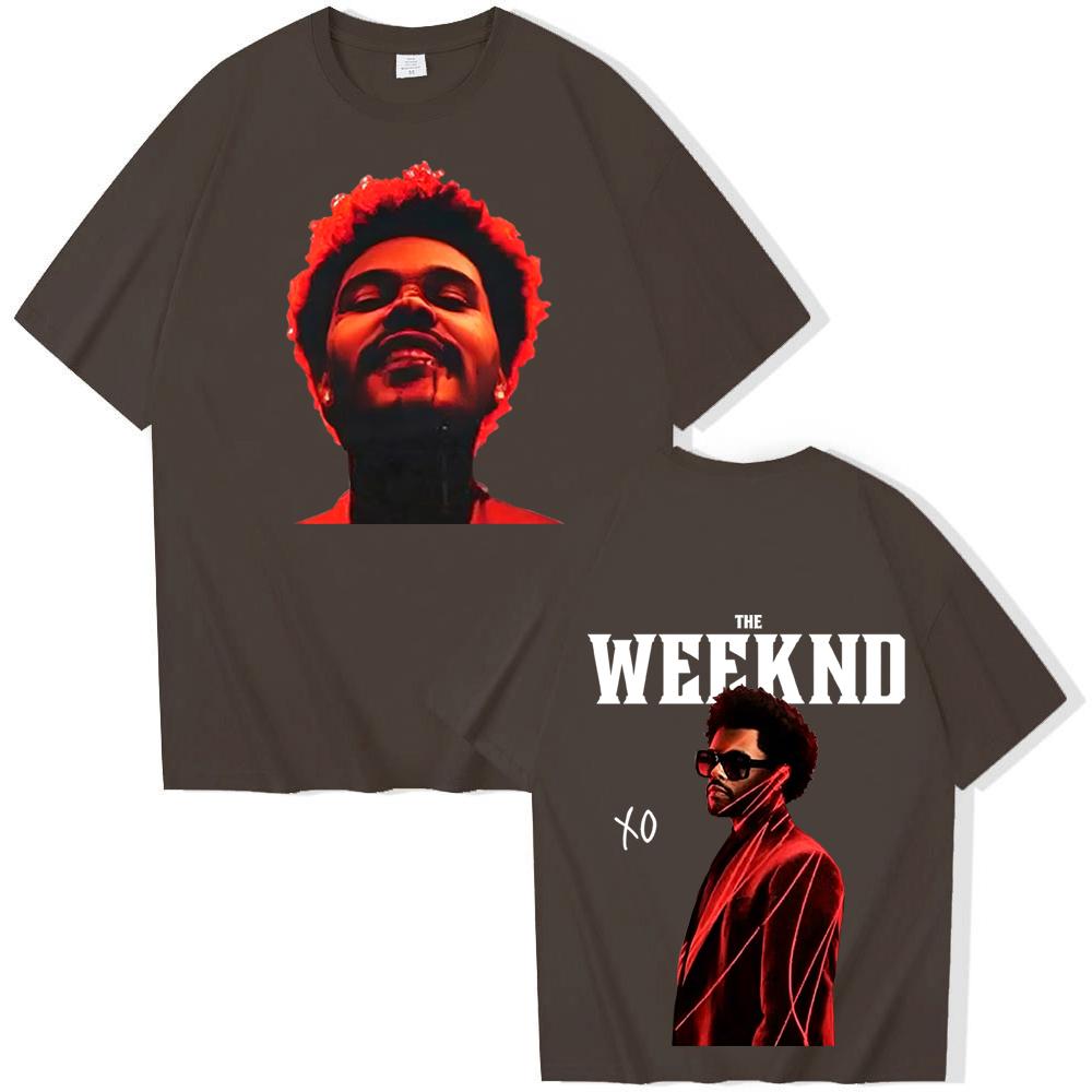 2026 TheWeeknd World Tour Tshirt Unisex Unisex Harajuku Short Sleeve Oneck Casual Shirt