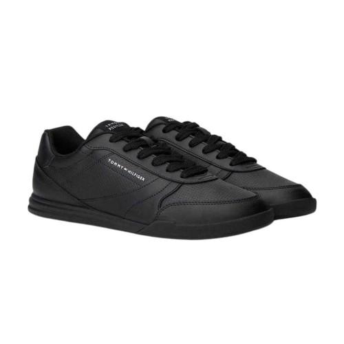 Tommy Hilfiger Mens Lopro Leather Trainers
