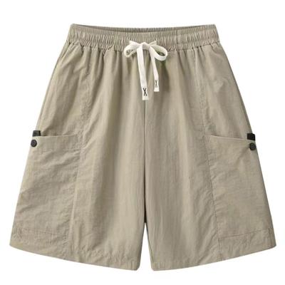 Summer Men Shorts Casual Beach Oversized Plus Size Outdoors Pocket Trousers Quick Dry Breathable Short Pants