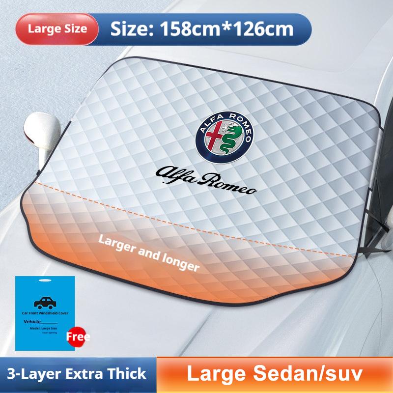 

Car Front Windshield Sunshade Prevention Snow Shield Waterproof Cover For Alfa Romeo Giulietta 159 147 156 166 Mito Giulia GT