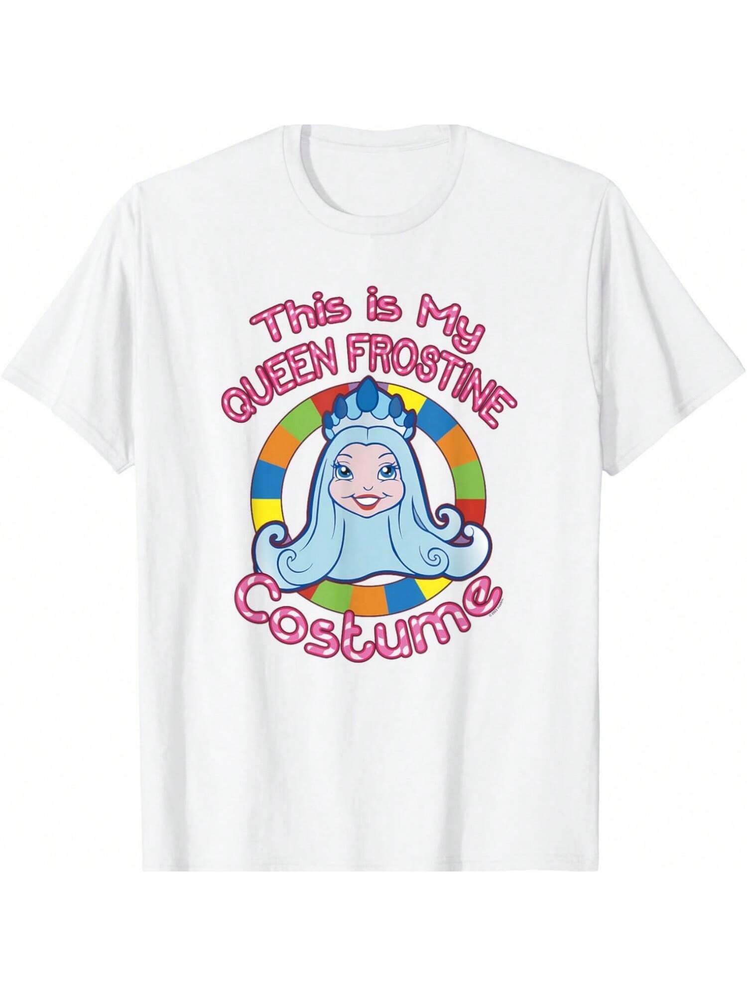 

Candy Land Halloween This Is My Queen Frostine Costume T-Shirt XXXXXL чёрный