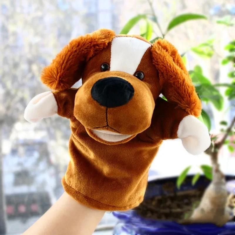 Kids Plush Finger Puppet & Hand Puppet Popular Activity Boy Girl Role Play Bedtime Story Props 3D Animal Decompressing Toy Doll