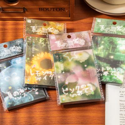 20 Sheets/Bag Summer Theme M5 Tracing Paper For Scrapbooking DIY Wrapping Sticker Base Art Creation & Card Decoration