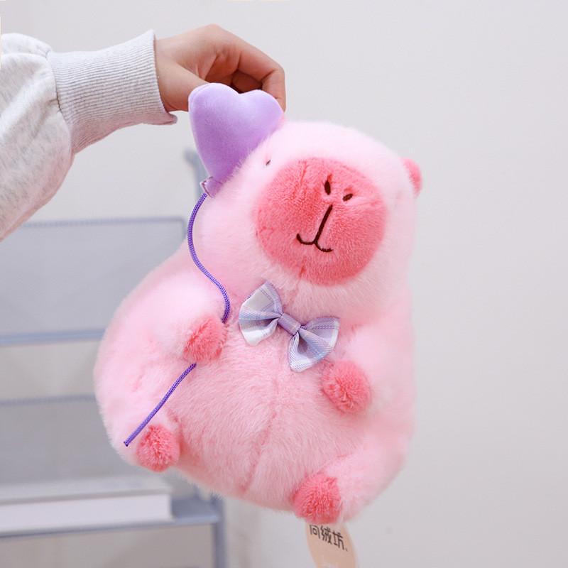 Adorable Capybara Plush Toy Authentic Stuffed Animal Soft Short Plush Pillow