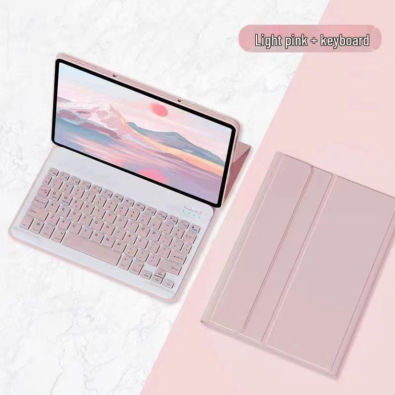 2024 iPad Air 6 Tylaus Bluetooth klaviatūros dėklas su pieštuko laikikliu 11 colių planšetiniam kompiuteriui