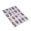 20pcs Temporary Tattoos Stickers Waterproof Long Lasting Flower Fake Tattoo for Women