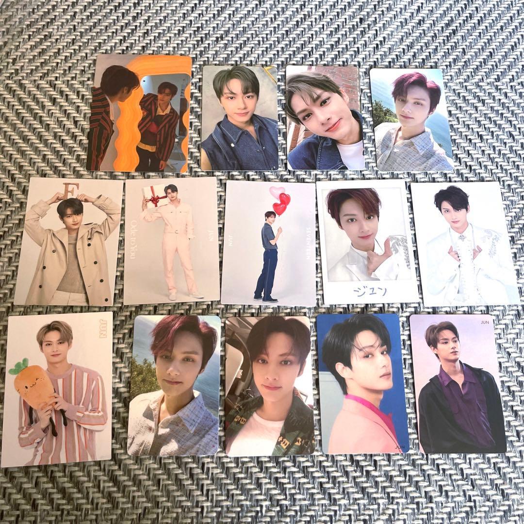 Used SEVENTEEN Jun Photocard Set Bundle