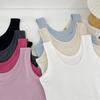Women's Summer U-Neck Clavicle-Revealing Slim-Fit Tank Top