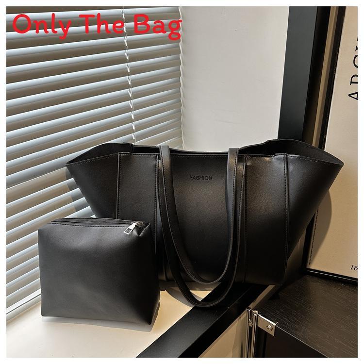 Pu Large Capacity Foldable Womens Tote Bag With Zipper Closure For Daily Use