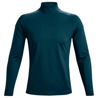 ColdGear Rush Mock, Mens Green Longsleeve