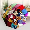 1pc Mickey Mouse Automatic Folding Umbrella: Compact 8-rib Design  Outdoor, Casual Accessory,  Durable Canopy
