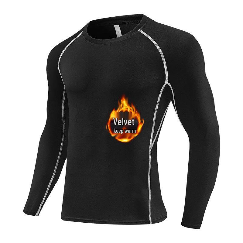 

Мужские зимние теплые эластичные спортивные тайтсы для бега, баскетбола и тренировок на открытом воздухе XL (130-150 lbs)