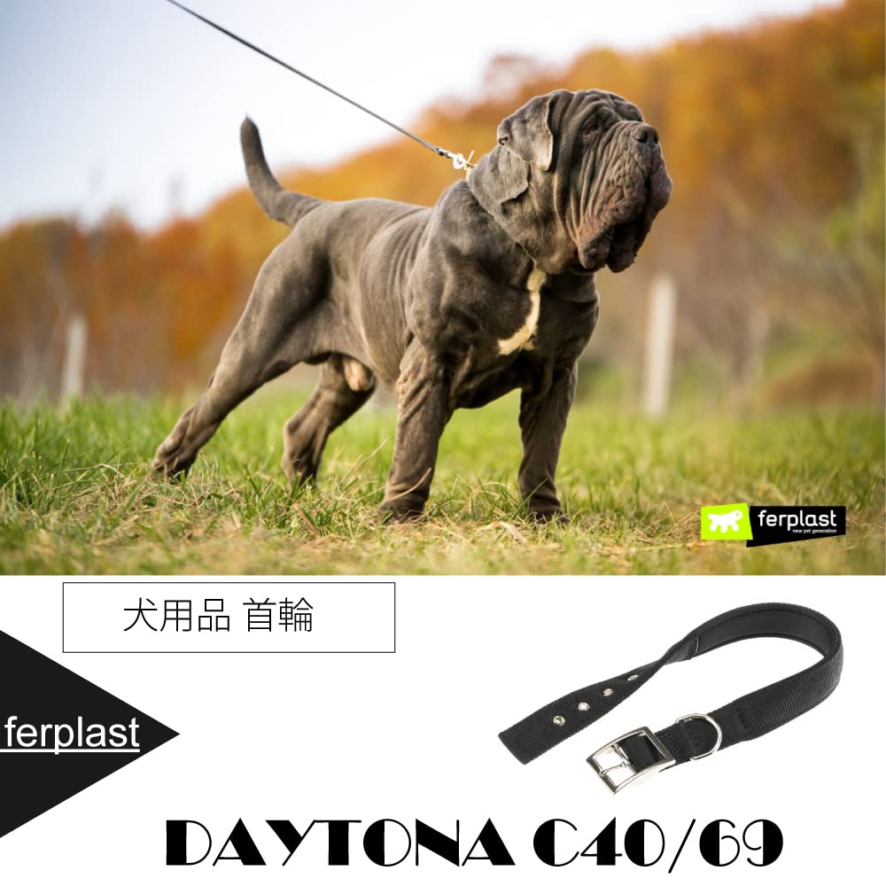 Ferplast Daytona C Collar, Black, 40/69
