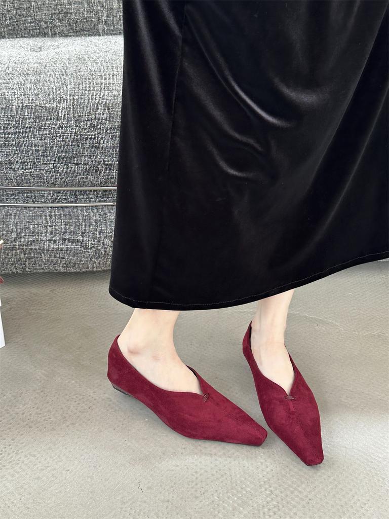 Fashion Dancing Shoes 2025 Spring New Retro Comfort Ballet Shoes Female Casual Daily loafers Low Heel Moccasins Femme Zapatos De Mujer