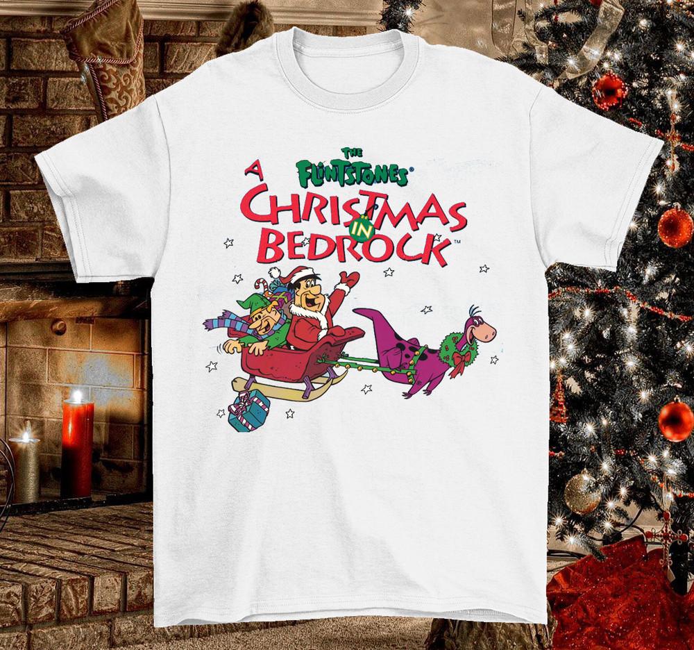 A Flintstone Christmas Funny TShirt Unisex Size S5XL US450 Unisex T-Shirt M