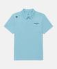 DESCENTE Tough Small Wording Polo Short Sleeve T-Shirt Blue Sr323Ups74 (B Type)
