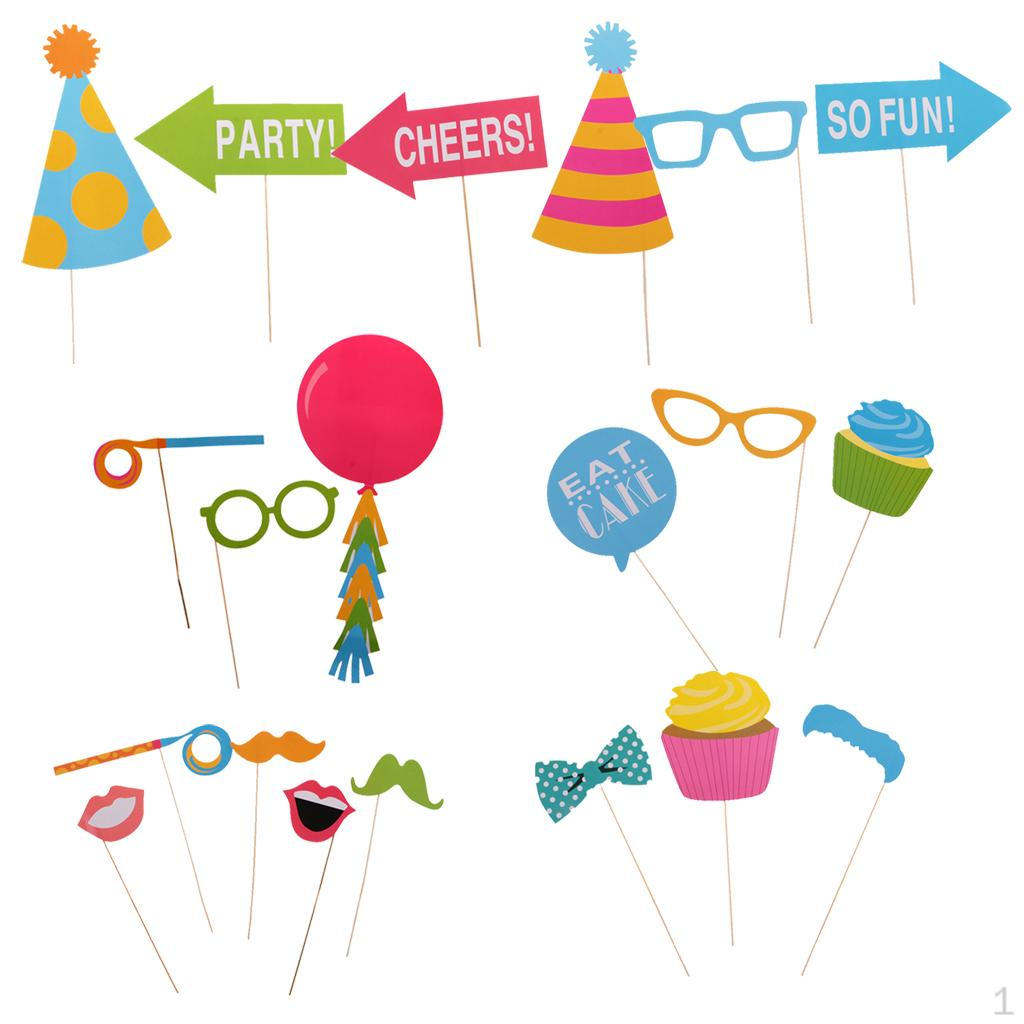 Colorful Props Hand Held Wedding Birthday Reception Sign