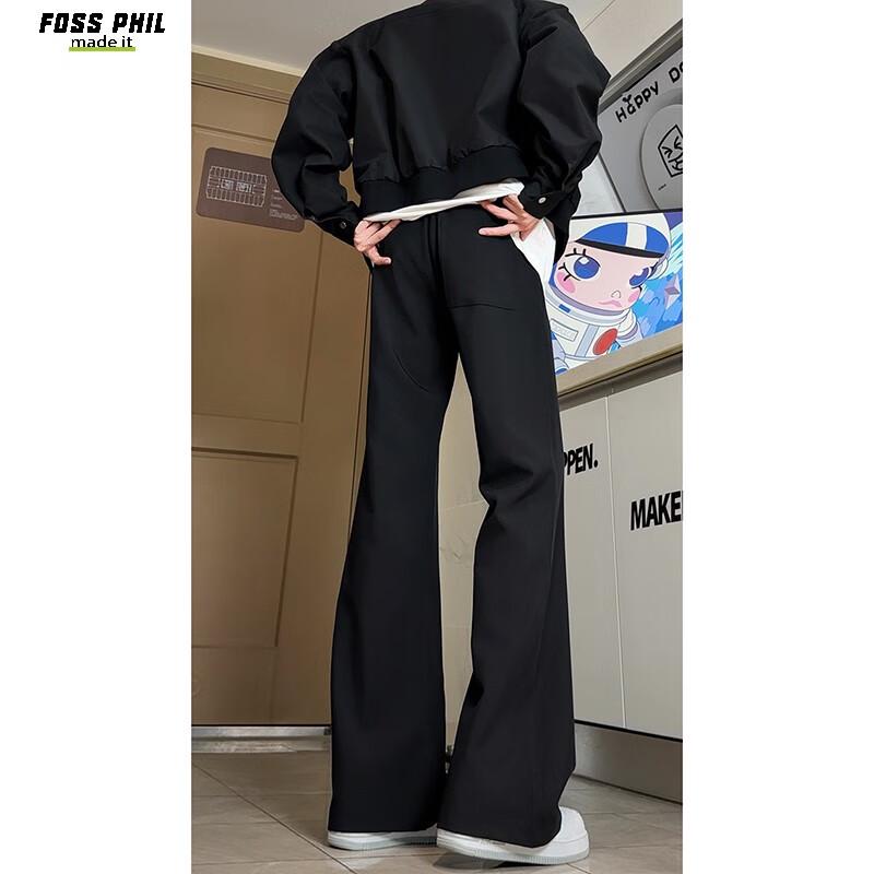 Foss Phil K53 Men's Casual Micro-Flared Suit Pants