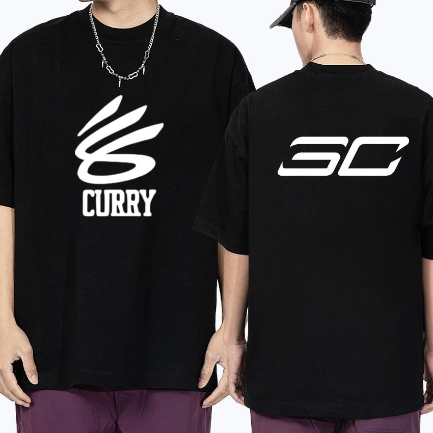 2025 Jinzhou Warriors Curry 30 Basketball train Double Sided Printed Oversized t-shirt Men Women Cotton Unisex Summer clothing