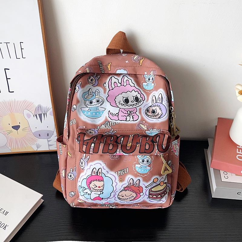 

New Trendy Fashion Backpack Women s Large Capacity Korean Version Casual Children s Backpack Cute Printed Kindergarten School Bag one size fits all зелений