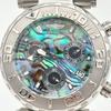 Used Good condition! INVICTA Shell Dial Sub Aqua 200M Watch Chronograph