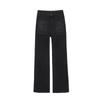 Women's 2025 High-Waisted Black Loose Straight-Leg Jeans: Slimming, Versatile, Wide-Leg Pants for Spring & Autumn